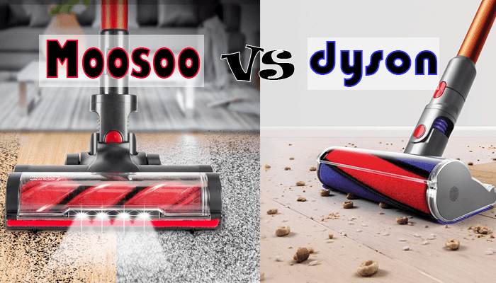 Moosoo K17 vs Dyson Cyclone V10