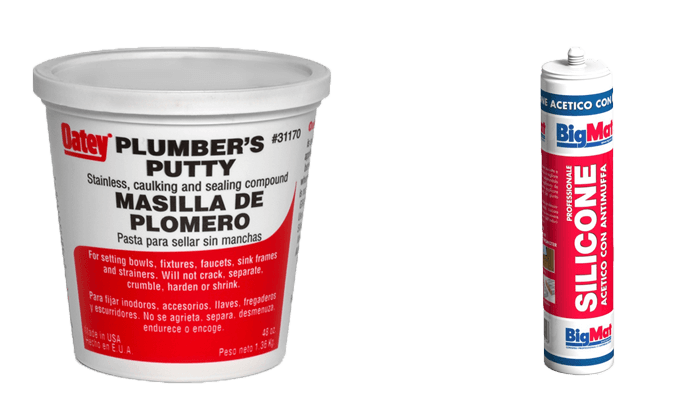 Plumbers Putty vs Silicone