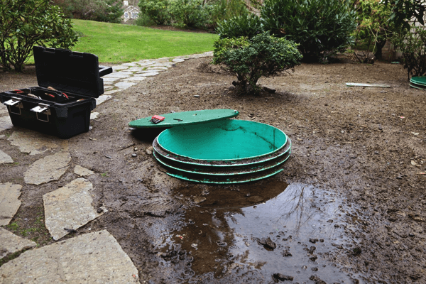 How to Fix a Septic Tank Full of Water When It Rains