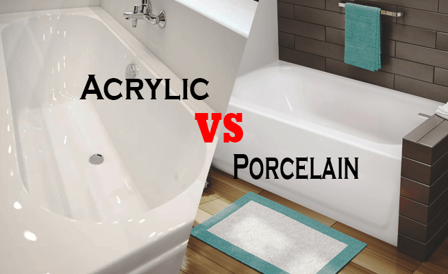 Acrylic Bathtub Vs Porcelain Which One, How To Clean My Acrylic Bathtub