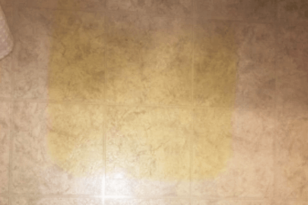 Yellow Stains Out Of Vinyl Flooring, How To Get Yellowing Off Of Vinyl Flooring