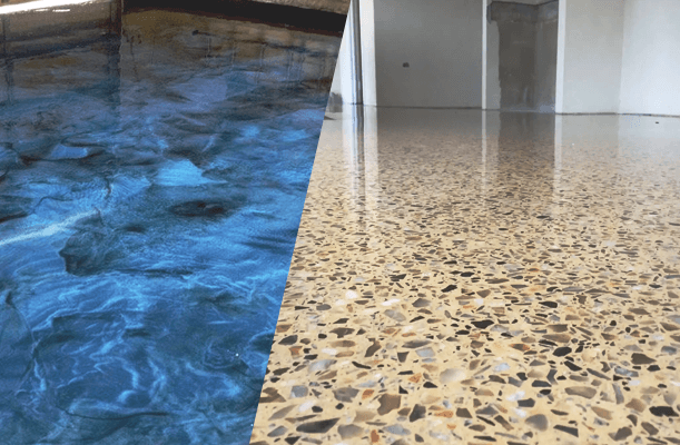 Epoxy Floor vs Polished Concrete