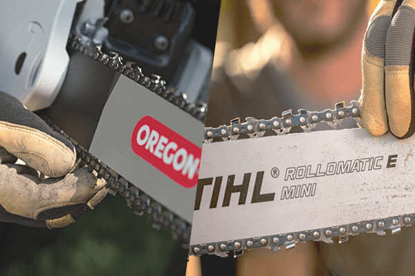 Oregon vs Stihl Chainsaw Chains